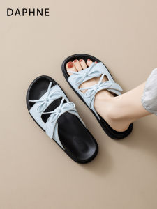 Daphne | Platform Wedge Slipper Sandals for Outdoor Wear