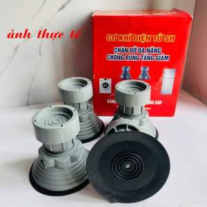 Chân đế máy giặt tăng giảm Bộ 4 chân cho máy giặt tủ lạnhtăng giảm chiều cao