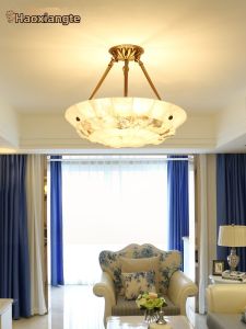 HADLITE | Elegant Style & Simplicity Pendant Light Marble & Brass
