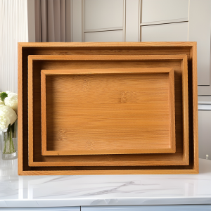 Wooden Home Japanese Rectangular Tray