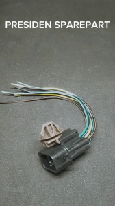 Socket - Soket Headlamp lampu depan male cowok CB 150R CBR 150 New LED Verza Pin 8 ORIGINAL