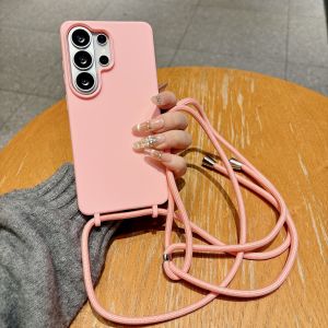 Ốp Điện Thoại Samsung Galaxy A Series Kèm Dây Đeo - Dây Đeo Cổ Candy Crossbody Chất Liệu Silicon Mềm Mại Dành Cho A57 A37 A17 A56 A36 A26 A16 A06 A55 A35 A25 A15