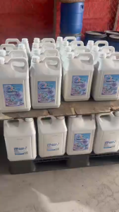 Nước lau sàn Đức Giang 10kg hương hoa Ly khử mùi thơm lâu dùng cho mọi loại sàn an toàn không gây trầy xước.