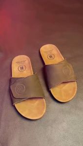 SANDAL SLIDE KULIT GARUT/SANDAL HUMPREY/SANDAL VELCRO/SANDAL PRIA WANITA/SANDAL CASUAL