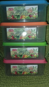 4 Pcs HITOP 850ml Food Keeper4pcs/ Set (Assorted) Lunch Box Food Storage Lagayan ng Ulam Food Plastic Container Baunan