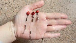 3pcs/6pcs Feeder Links6cm/8cm/10cm Carp Fishing Bait Cage connectorFluorocarbon Line with Swivel and Snap for Feeder Fishing