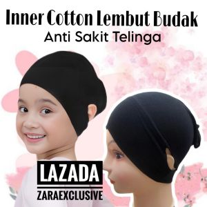 Inner Budak Cotton Lembut Tidak Sakit Telinga