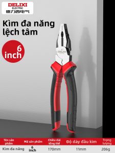 DELIXI Electric | Kìm Đa Năng Có Dao Cắt Dây và Kìm Cắt Bên