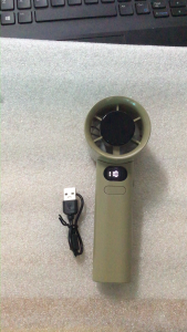 Quạt cầm tay mini 120 tốc độtiện lợicổng sac Type C (màu vàng tráng men)