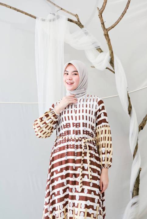 BELA MAXI DRESS GAMIS RAYON (BUSUI FRIENDLY)