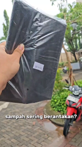 Kantong Plastik Sampah Hitam -Trash Bag Kebersihan Hitam Murah - Kantong Sampah