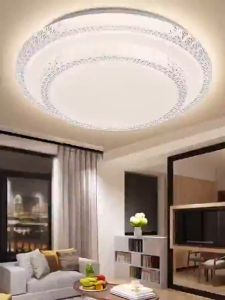 Diamond Remote Control Tricolor Dimming LED Ceiling Light Childrens Room/Bedroom Light Ceiling Lamp