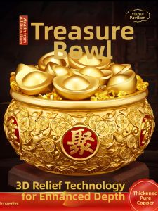 YISHUIGE | Prosperity Attracting Ornaments Solid Brass