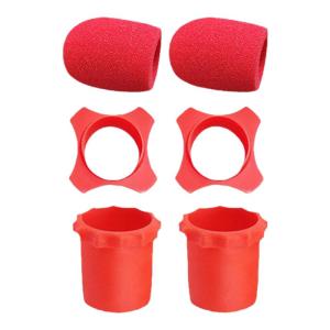 Thickened Sponge Anti-slip Ring Microphone Protective Cover Fall Proof Spray Proof Windscreen for KTV Microphones