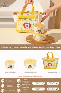 MODERN SWEETHOME | Microwave Safe Ceramic Sealed Lunch Box with Lid