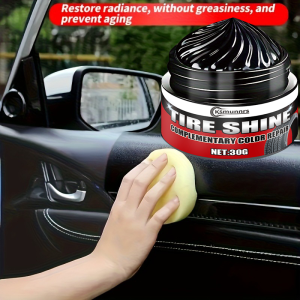Automotive Interior Refurbishment Wax Plastic Parts Refurbishment Gloss Wax Tire Protection Oil Black Vehicle Yellowing Repa