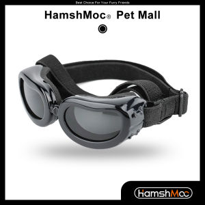 HamshMoc UV Protection Dog Goggles Windproof Pet Sunglasses Eye Wear Protection Anti Fog Sunproof with Adjustable Strap for Small Dog Cat Pet