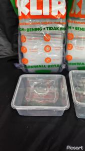 THINWALL KOTAK THINWALL KLIR ISI 25 SET 1000ML 1500ML 2000ML 3000ML TERMURAH