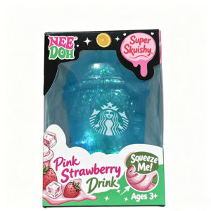 Cute Mini Iced Coffee Cup Squishy Fidget Toy Colorful Squeeze Stress Relief Portable Decompression Toy For Kids Adults