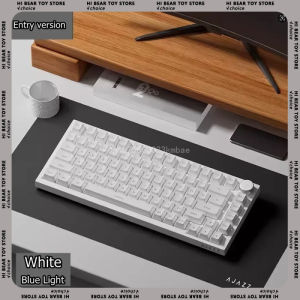 Mechanical Keyboard Ajazz Ak820 Hot Swapsoft Gasket Structure Optional Rgb Backlit Customized Game Keyboard Office Birthday Gift