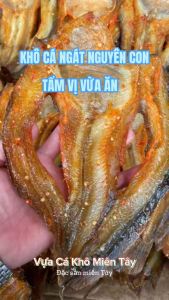 Khô Cá Ngát Xẻ Nguyên Con Lóc Xương Tẩm Vị 3 Nắng Thịt Dày Dai - Tẩm Vừa Ăn- VỰA KHÔ NÀNG TIÊN