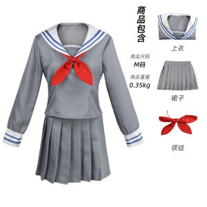 Cosplay JK Uniform Project Sekai Colorful Stage Feat Costume Azusawa Kohane Hoshino Ichika Sailor Uniform Girls Wig Accessories