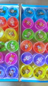 Mainan Squishy Slime Labubu 1BOX ISI 48PCS / Slime Labubu Anti Lengket Cyristal Gliter / Slime Jelly Bening Mainan Anak
