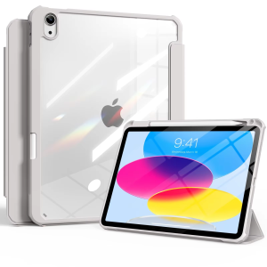 สําหรับเคส iPad 10th Generation 2022 พร้อมที่ใส่ดินสอ HYBRID Slim Tri-Fold Stand ฝาครอบป้องกัน