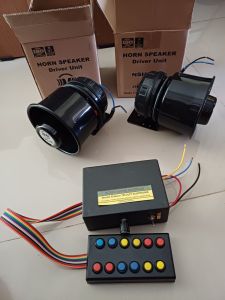 Klakson Basuri Stecu v5 12 tombol Remik Double toa putih