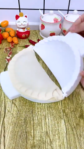 DIY Big Dumpling Mold Dough Press Wrapper Molds Pastry Mould Shaper Pierogi Maker Empanada Molder Set Big Size