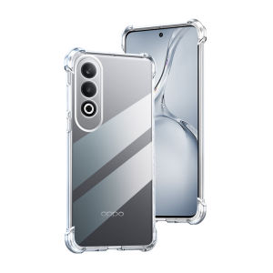 Ultra-Thin Transparent Silicone Protective Case for OPPO K12 with Airbag Full Cover Protection Simple Design Male Female Models