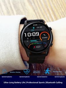 COJR | Đồng Hồ Chạy Bộ Ngoài Trời Thông Minh cho Nam với Theo Dõi Bước Chạy và Phát Nhạc