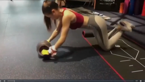 Abs Wheel Roller with Knee Pad Mat Automatic Rebound and Mulitple Angles Core workouts