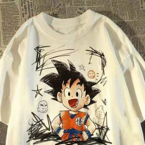 PAZHAOLANG | Plus Size 300KG Summer Anime Print T-Shirt
