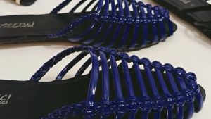 Sandal Slop Wanita Flat Shoes NASRU Kekinian Cewek Remaja Dewasa Terbaru - SDL25