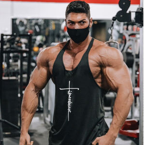 Loose Fit round Neck Running Tank Top for Young Men Fitness Training Sweatshirt Summer Sportswear Large Size Casual Wear