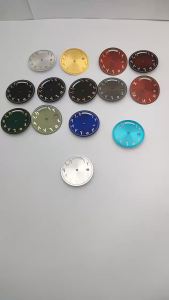 MIYOTA8285 dial 31mm Diameter Complete Arab Dial Silvery/Blue/Gold/White/Black Calendar Dial 8285 Watch Movement Accessories