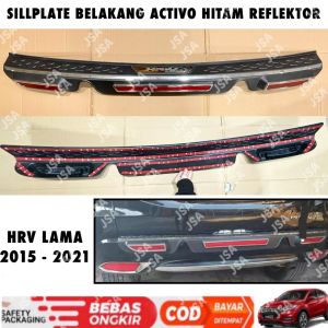 Sillplate Belakang Honda Hrv Lama Old 2015 2017 2020 2021 Activo Hitam Reflektor .