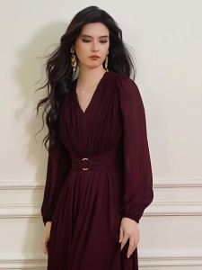 Elegant French Romantic Freud Love Letter Dress