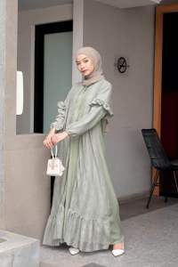 ANGGUN DRESS KONDANGAN WANITA BROKAT