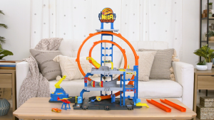 [HOLIDAYS BUNDLE] Hot Wheels MEGA Loop Garage Playset (Free Hot Wheels Basic Car)