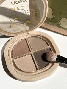 Novo Quad Color Eyeshadow Palette Matte Finish Portable Affordable Makeup for Beginners Earth Tone Student Friendly Cosmetic