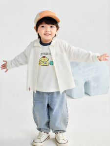 Balabala | Cute Bear Long Sleeve Shirt for Boys
