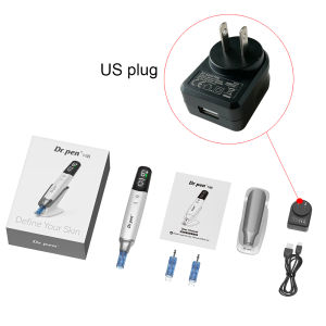 Dr. Pen | New Microneedle Pen Dr.pen M9 Mesotherapy Wireless Derma Pen Skin Care Beauty Device with 2Pcs Cartridge Needle length 0.2mm
