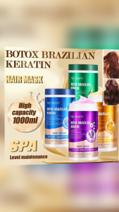 TEN TWENTY Botox Brazilian Keratin Hair Mask - High Capacity 1000ml - Intense Moisturizing Spa Level Maintenance
