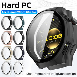 PC All-in-One Case for Huawei Watch GT6 Pro 46mm with Tempered Glass Hard Shell Anti-Scratch Bumper Protective Cover