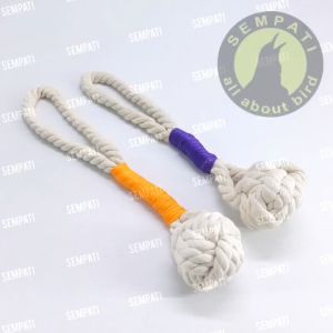 SEMPATI Mainan Anjing Gigitan Anjing Bola Gigitan Kucing Mainan Media Gigit Anjing Pet Toy Cat Dog Chews Rope Woll Gantung Training Anjing Penjinak BLGTG