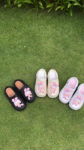 MOSEE Sandal Baim Fuji Wanita My Melody Jibbitz Series Kekinian Tebal 5cm Anti Slip