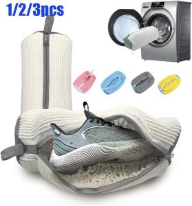 1/2/3PCS Durable Washing Machine Bag Reusable Shoes Cleaning Bags With Zipper for All Shoes Sizes and Typesfor Washer and Dryer