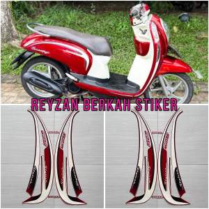 Stiker Striping Motor Scoopy Stylish 2013 2014